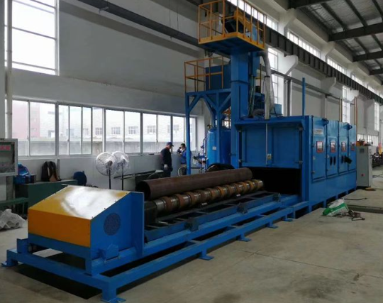 安阳喷砂机在管道除锈中的现场施工应用